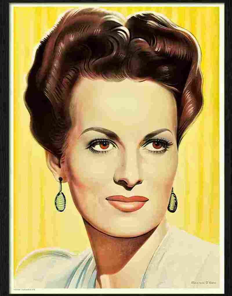 maureen ohara Advert A4 Photo Print