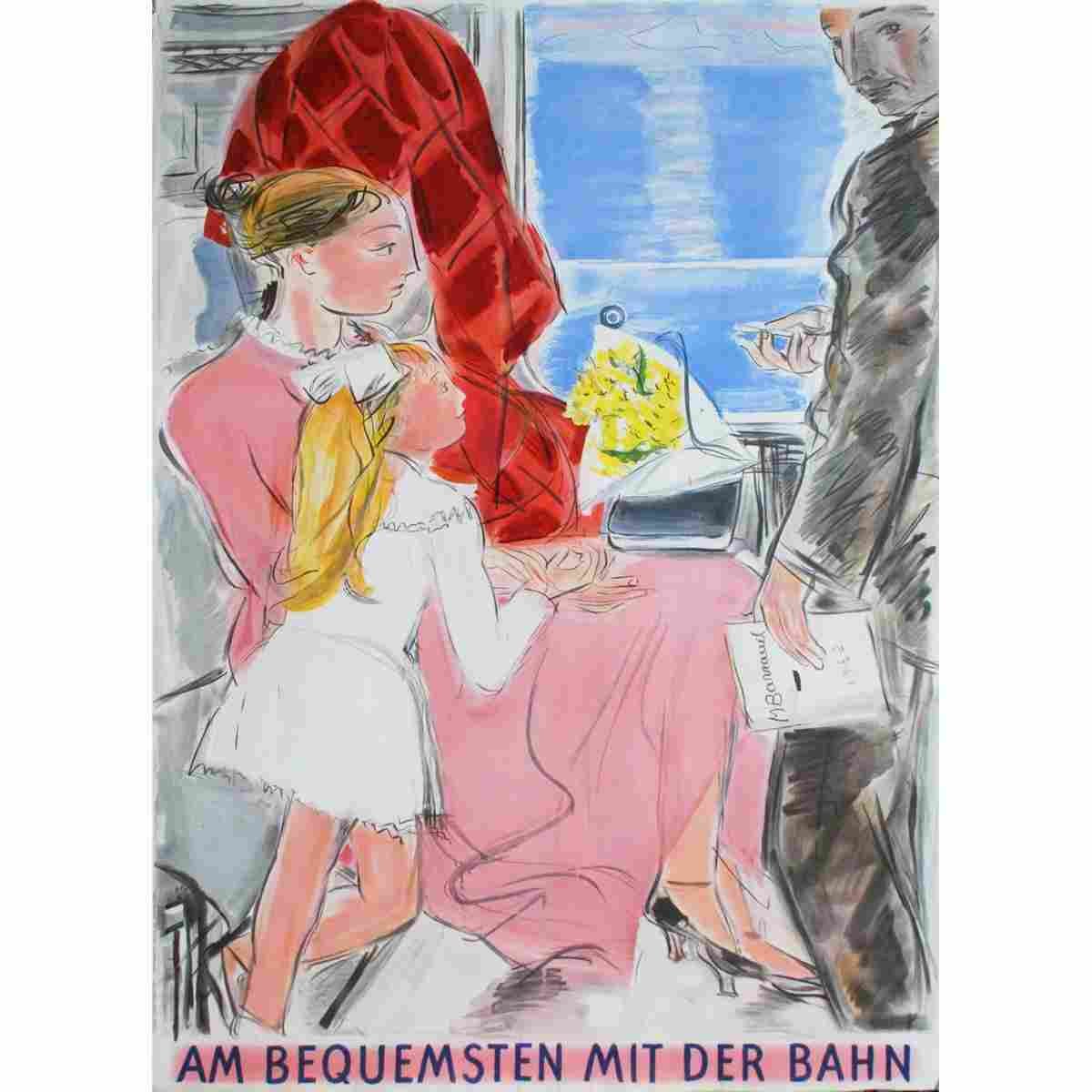 maurice barraud sbb 1952 2 Advert A4 Photo Print