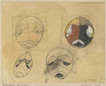 max ernst attention un masque peut en masquer ou demasquer un autre Art A4 Photo Print