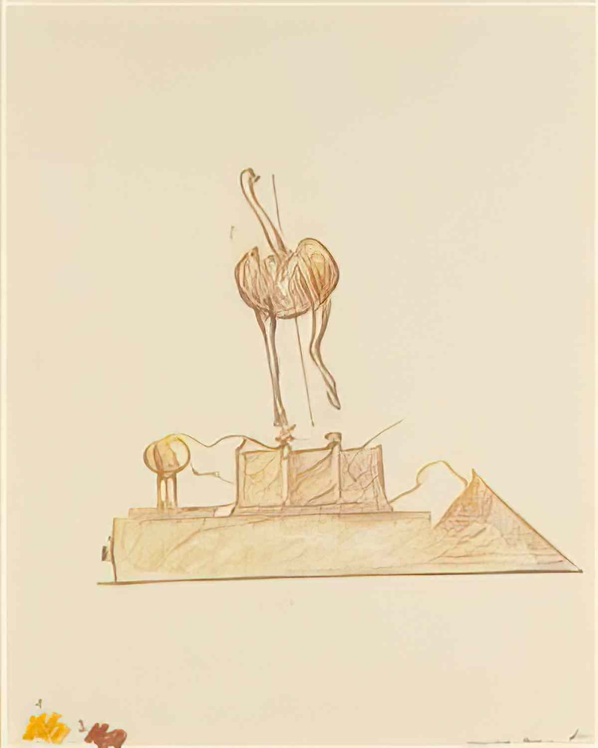 max ernst autruche Art A4 Photo Print