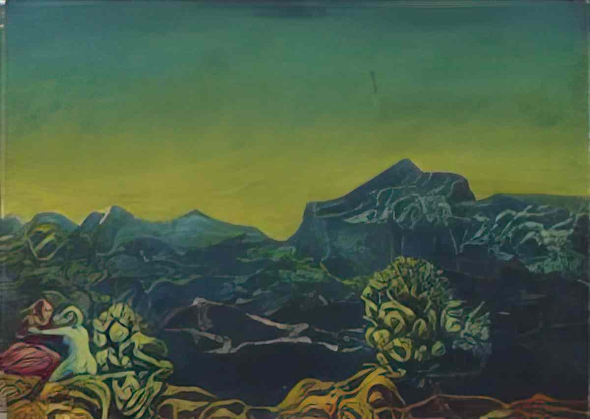max ernst aux antipodes du paysage Art A4 Photo Print