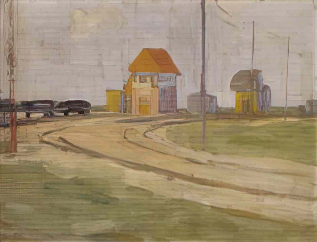 max ernst bahngelande Art A4 Photo Print
