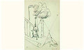 max ernst composition a lescalier et arbre Art A4 Photo Print