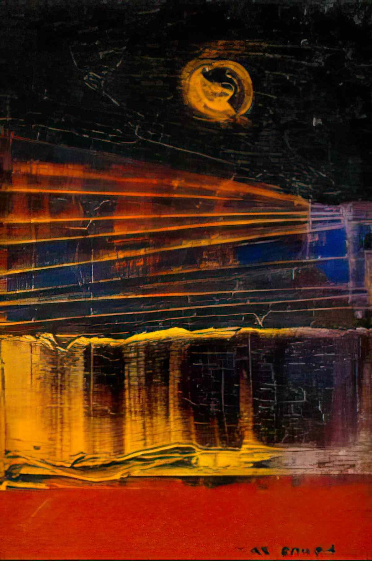 max ernst composition au soleil Art A4 Photo Print
