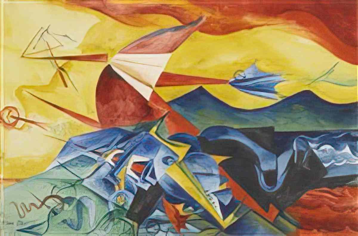 max ernst composition1 Art A4 Photo Print
