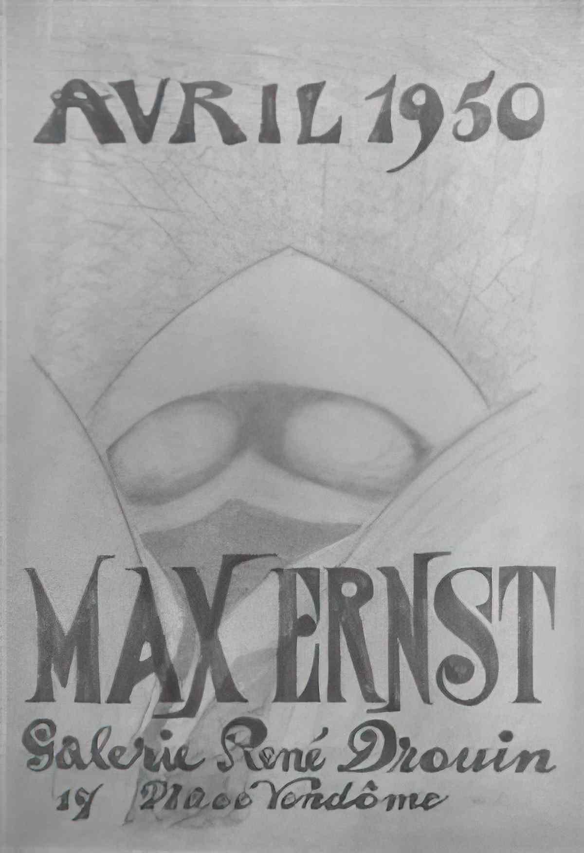 max ernst composition9 Art A4 Photo Print