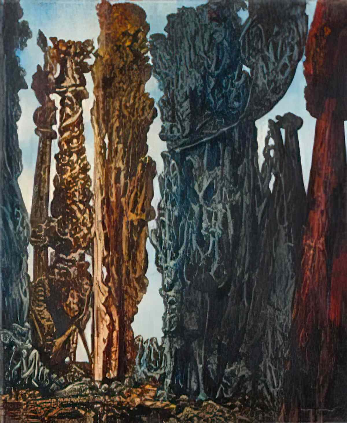 max ernst conscious landscape Art A4 Photo Print