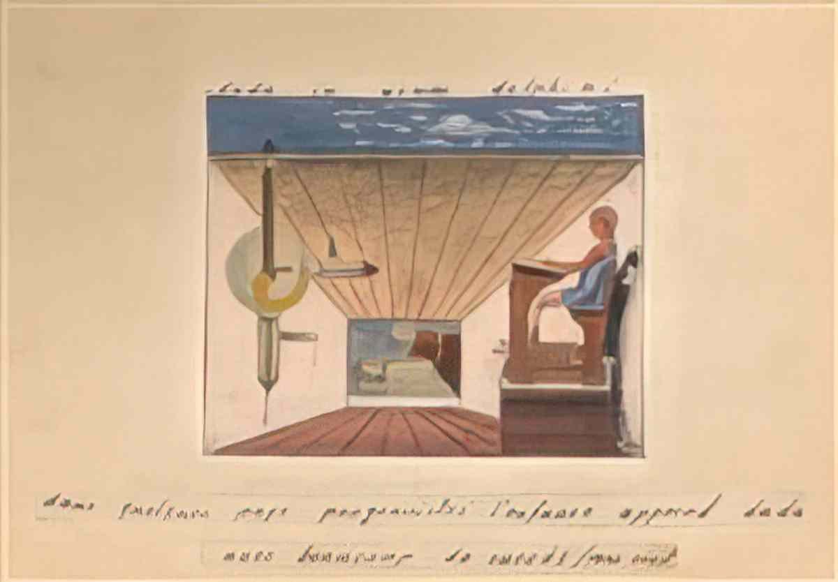 max ernst dada in usum delphini Art A4 Photo Print