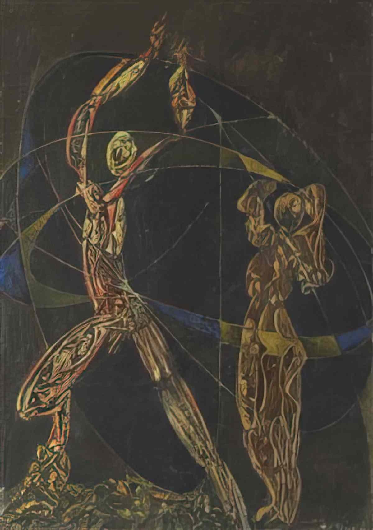 max ernst dancers under the starry sky1 Art A4 Photo Print