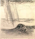 max ernst das meer und der regen Art A4 Photo Print