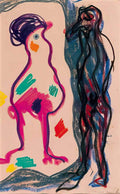 max ernst deux figures doiseaux Art A4 Photo Print