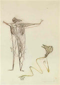 max ernst deux hommes oiseaux Art A4 Photo Print