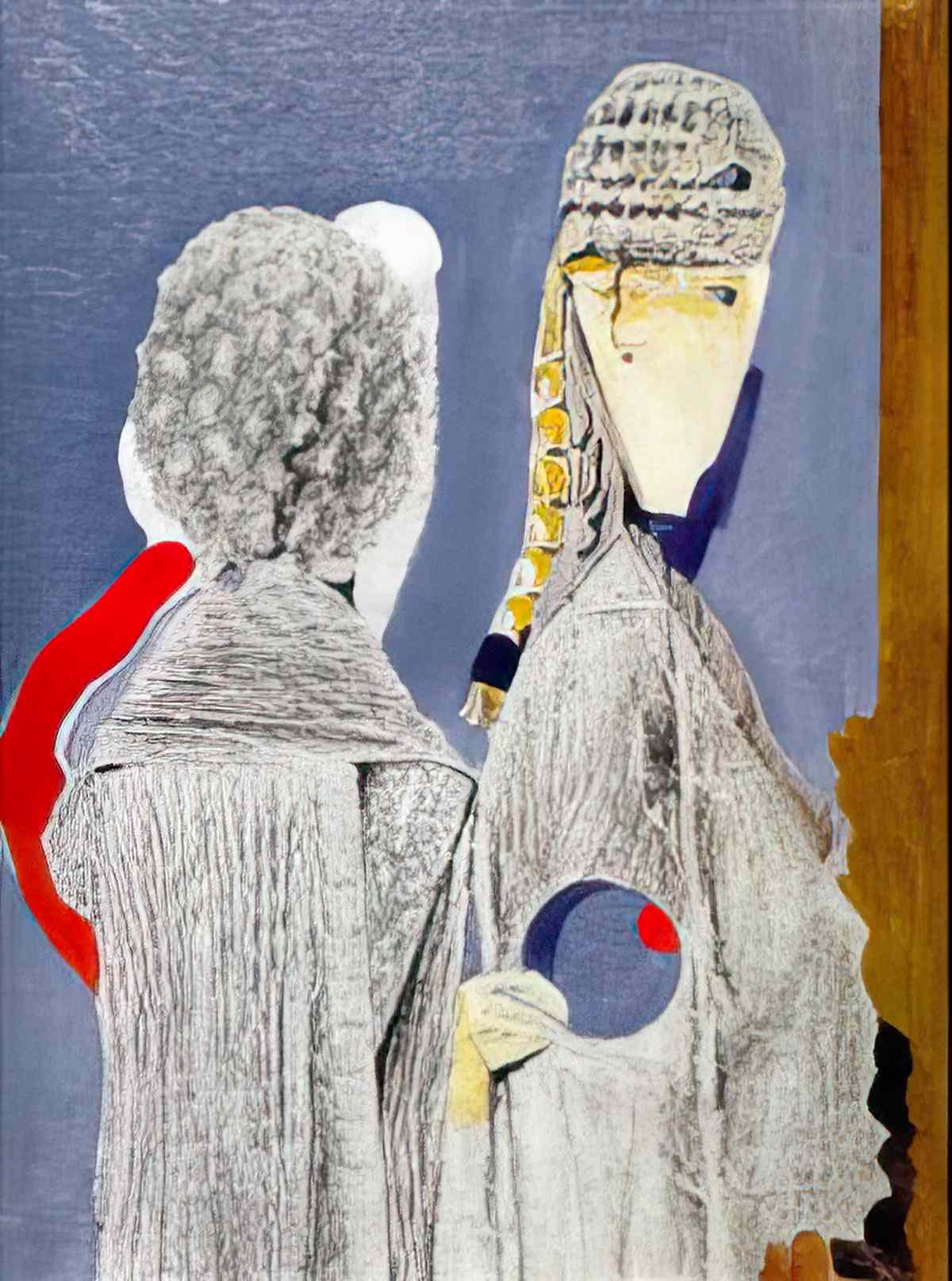 max ernst deux jeunes filles nues Art A4 Photo Print