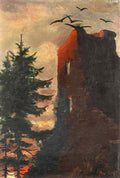 max ernst die rabenburg Art A4 Photo Print