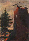 max ernst die rabenburg2 Art A4 Photo Print