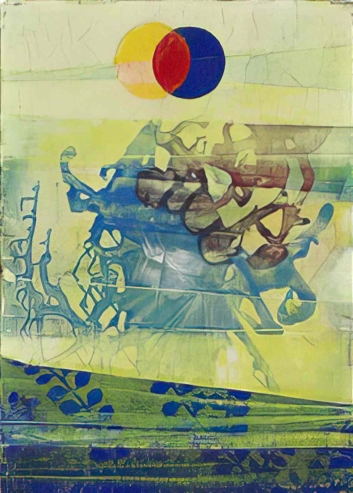 max ernst doppelmond Art A4 Photo Print