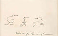 max ernst drei enten Art A4 Photo Print