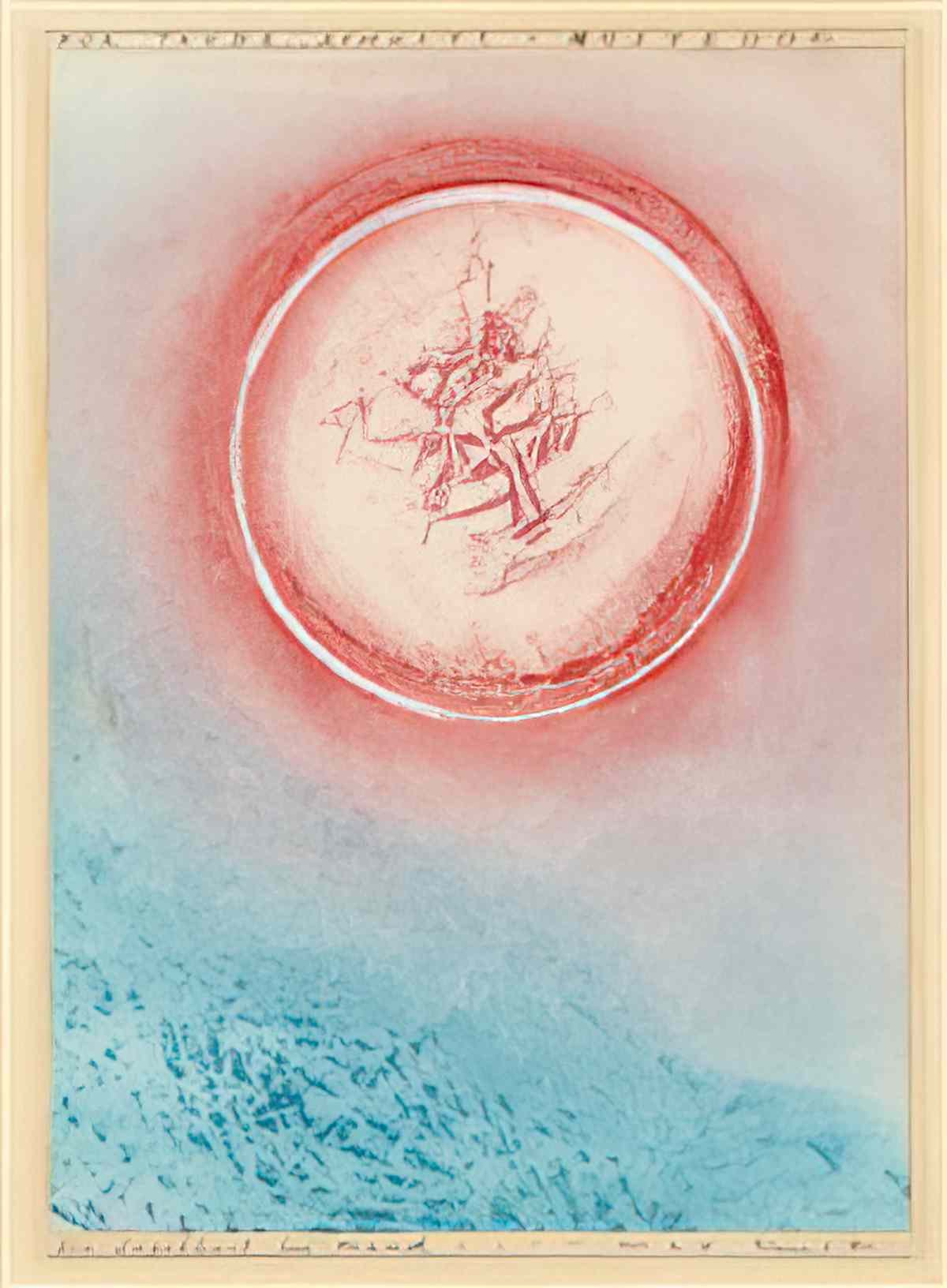 max ernst ein segelboot im mond a sailing boat in the moon Art A4 Photo Print