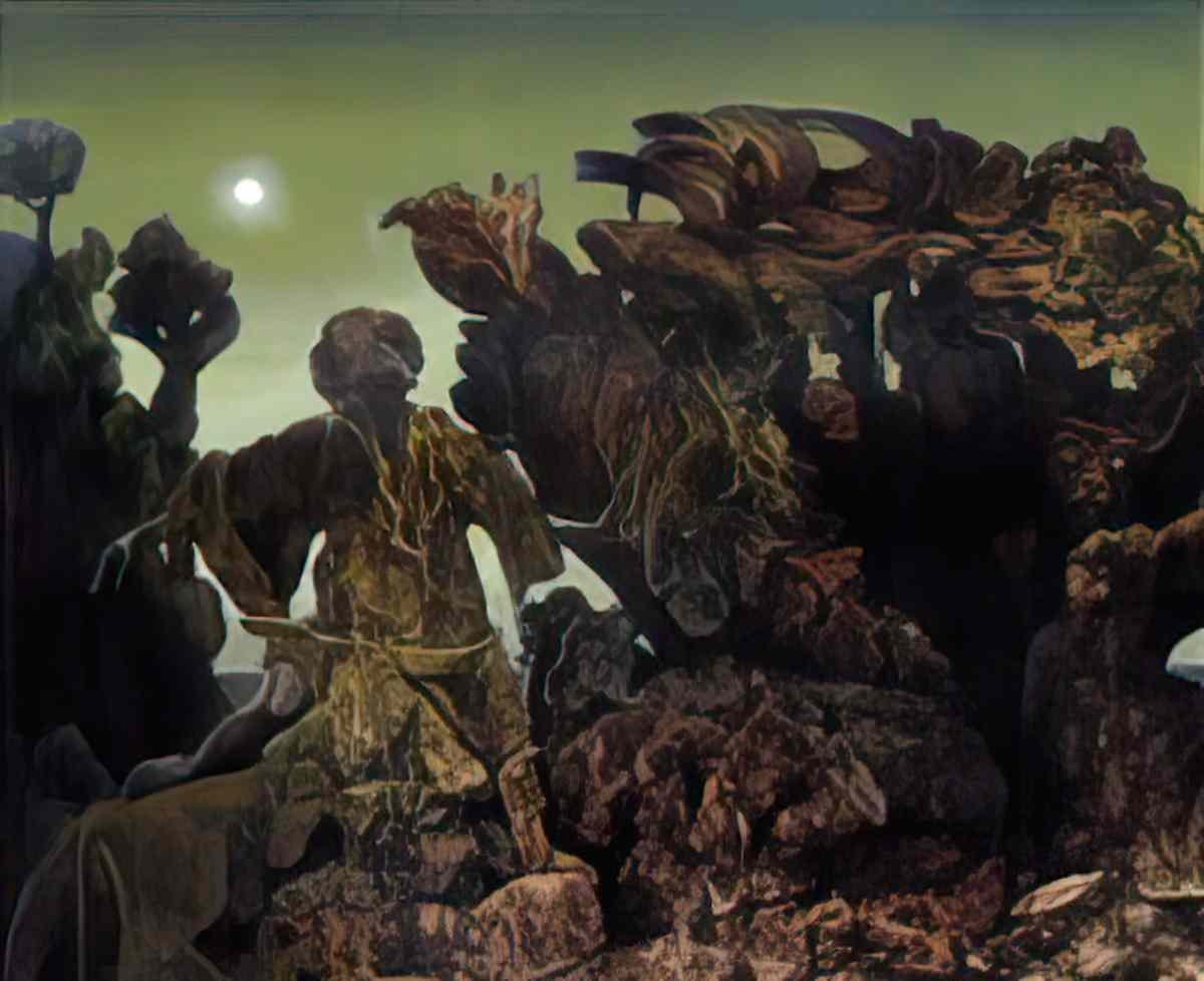 max ernst epiphanie dream landscape Art A4 Photo Print