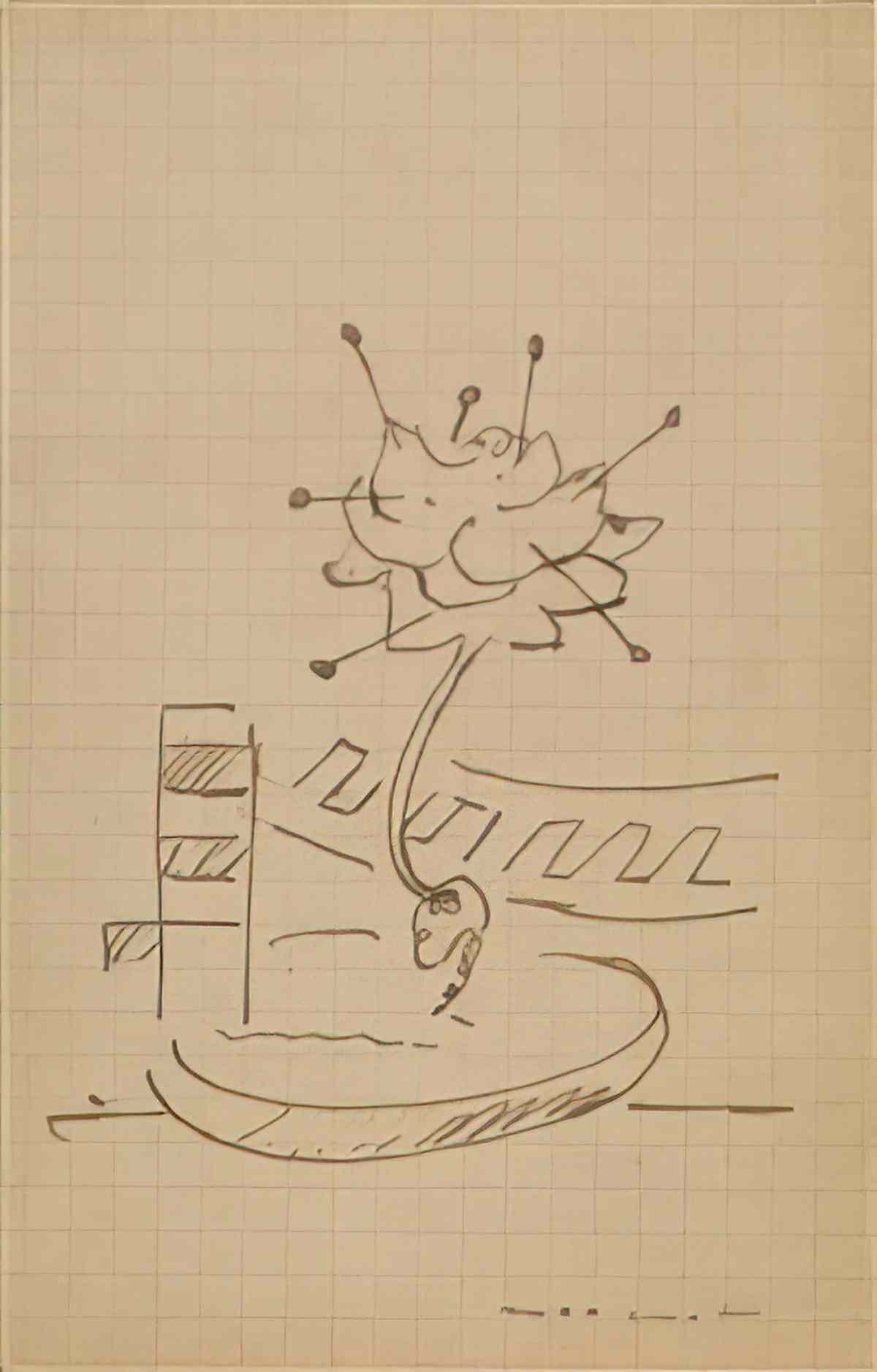 max ernst explosion 2 Art A4 Photo Print