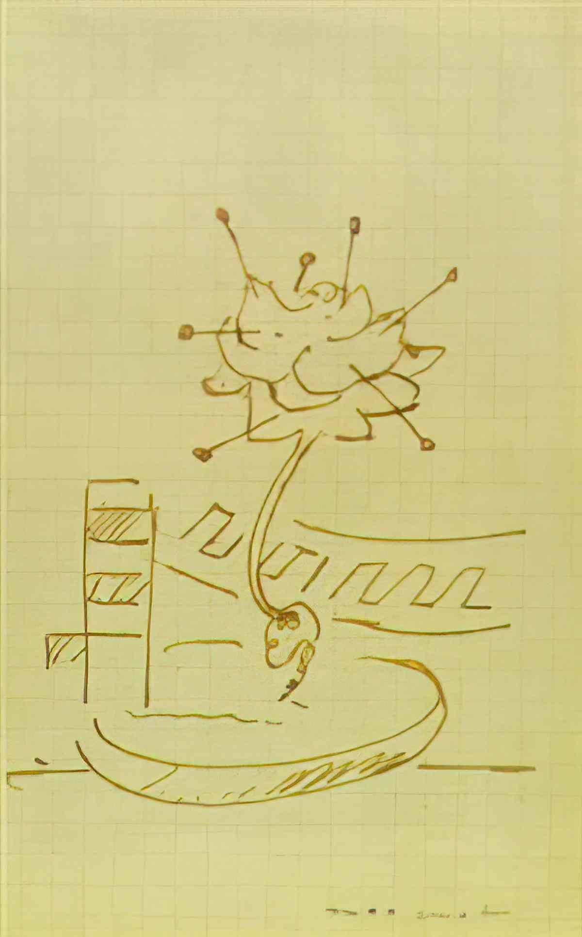 max ernst explosion3 Art A4 Photo Print