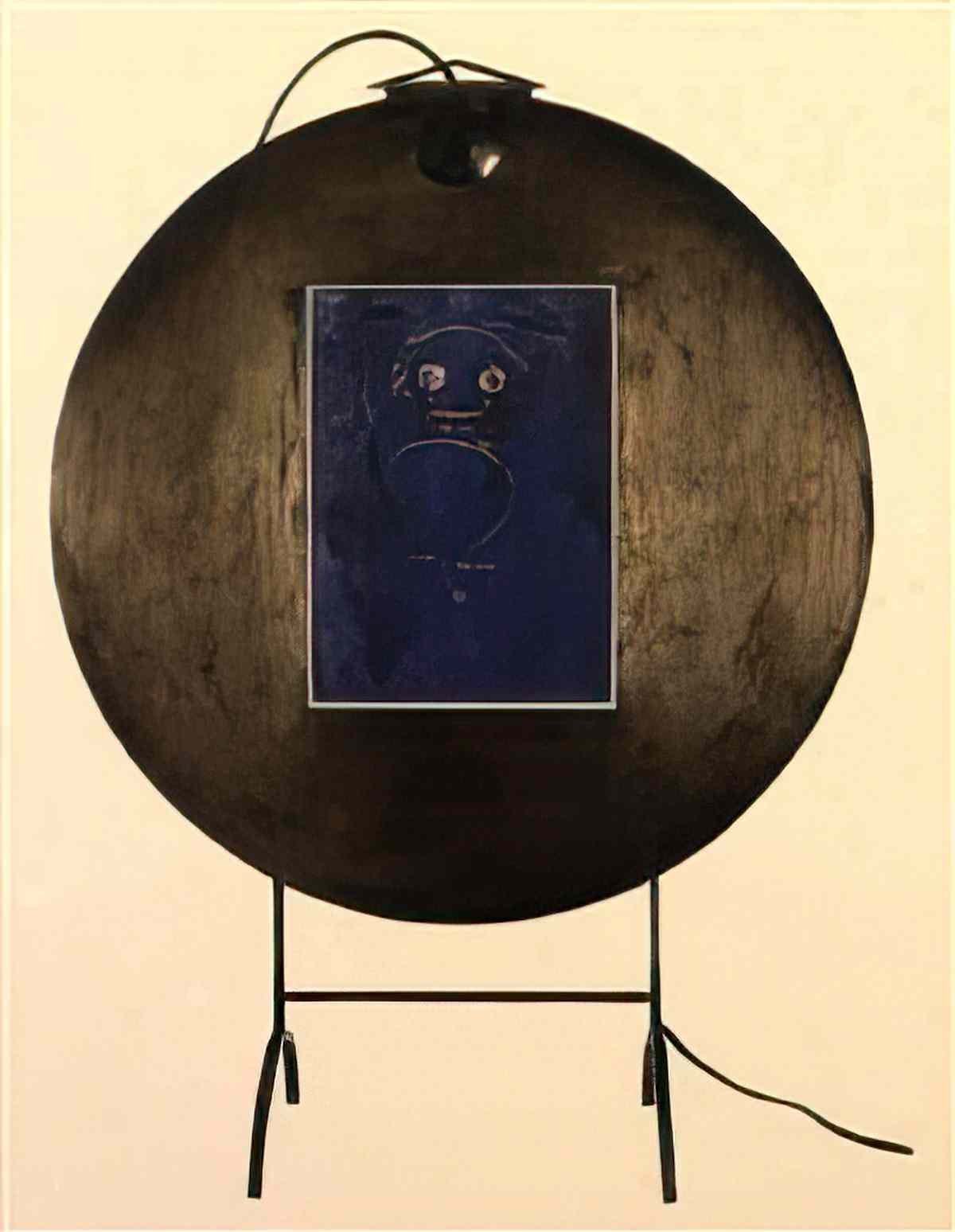 max ernst figure sur fond bleu Art A4 Photo Print