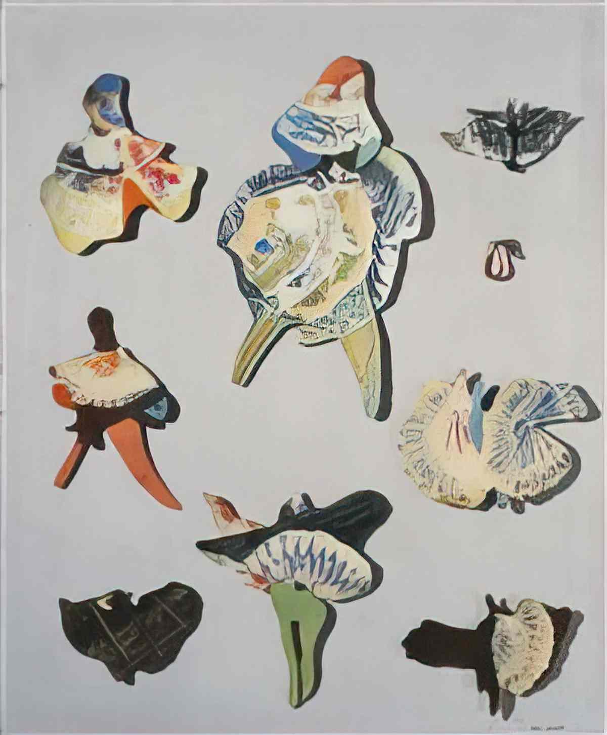 max ernst fleurs danseuses Art A4 Photo Print