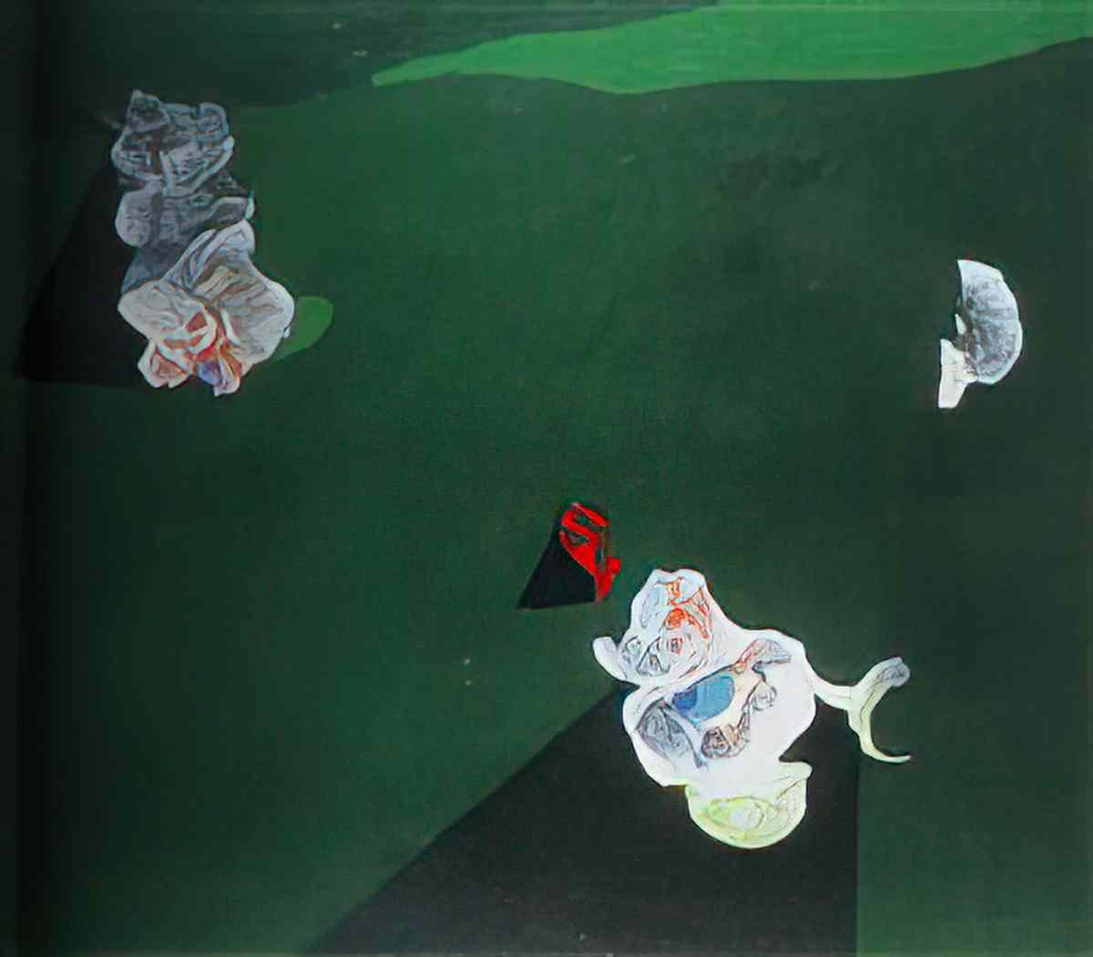 max ernst fleurs sur fond vert6 Art A4 Photo Print