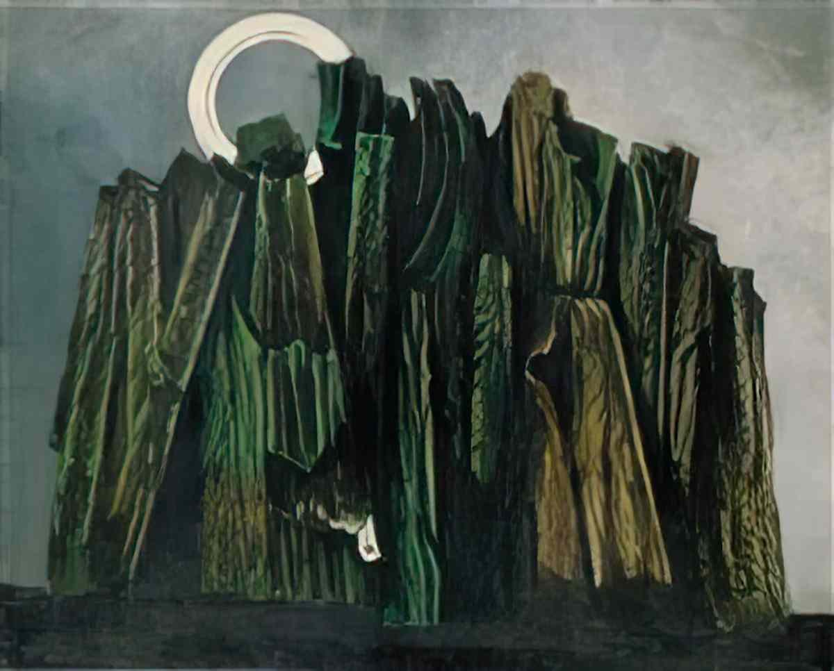 max ernst foret sombre et oiseau Art A4 Photo Print