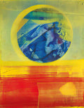 max ernst hochzeit von himmel und erde variation in blau und rot marr Art A4 Photo Print