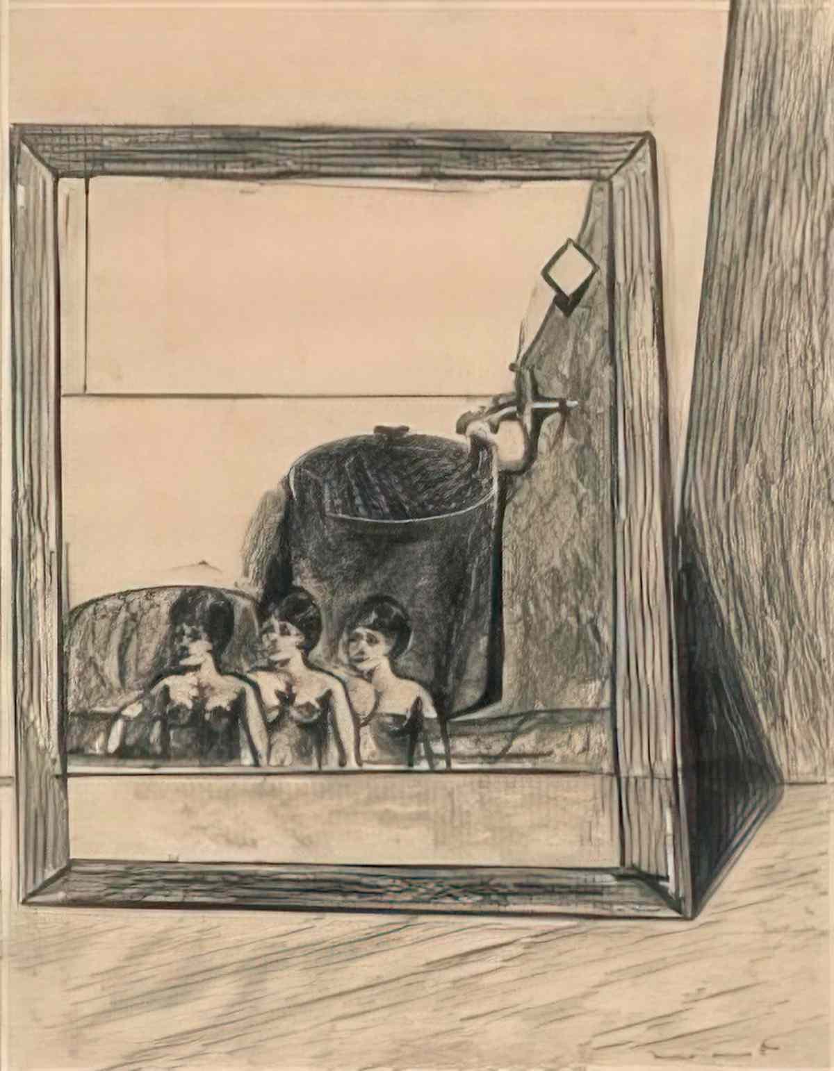 max ernst illustration non utilisee pour louvrage m knife and miss fo Art A4 Photo Print