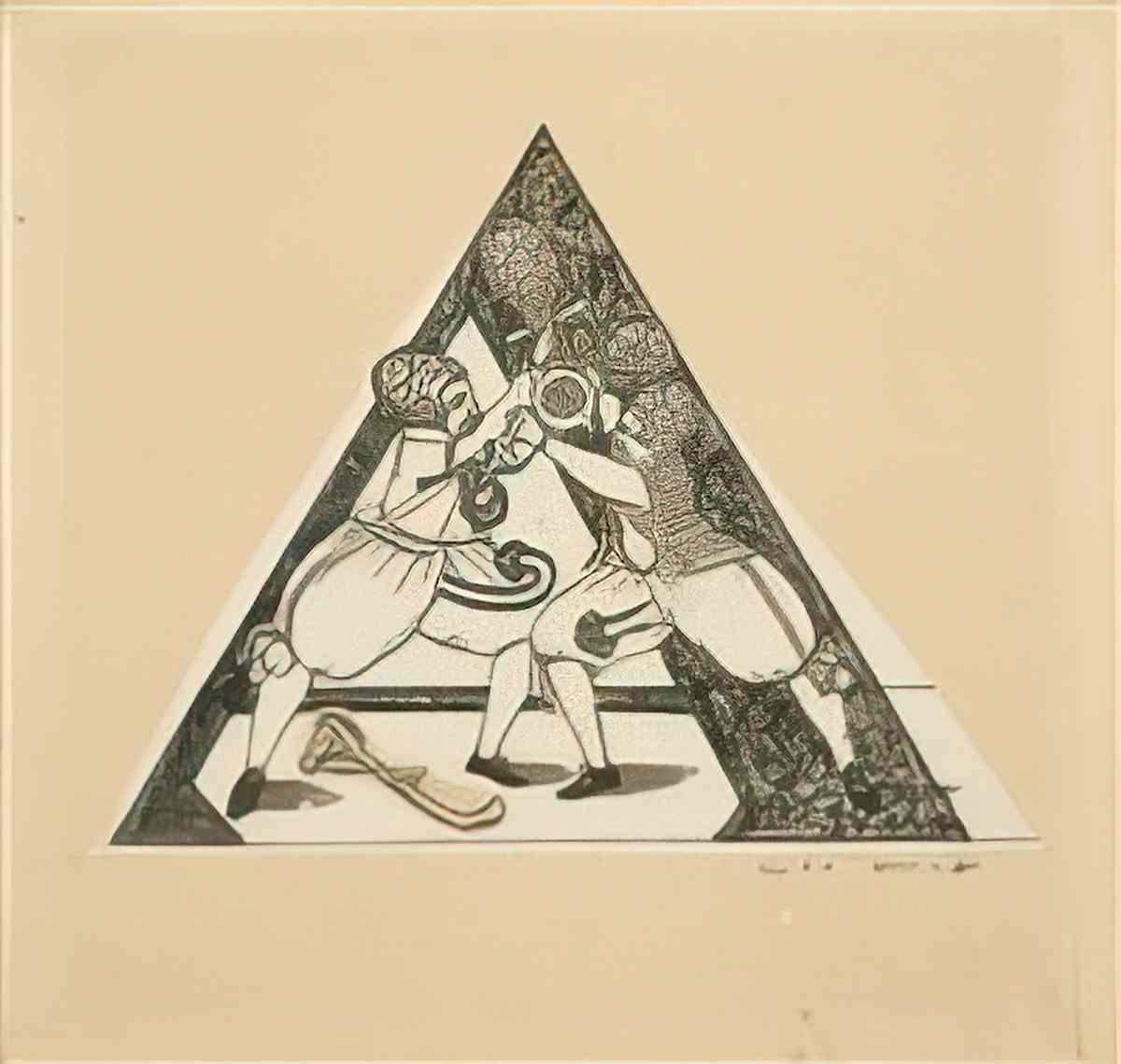 max ernst initiale a Art A4 Photo Print