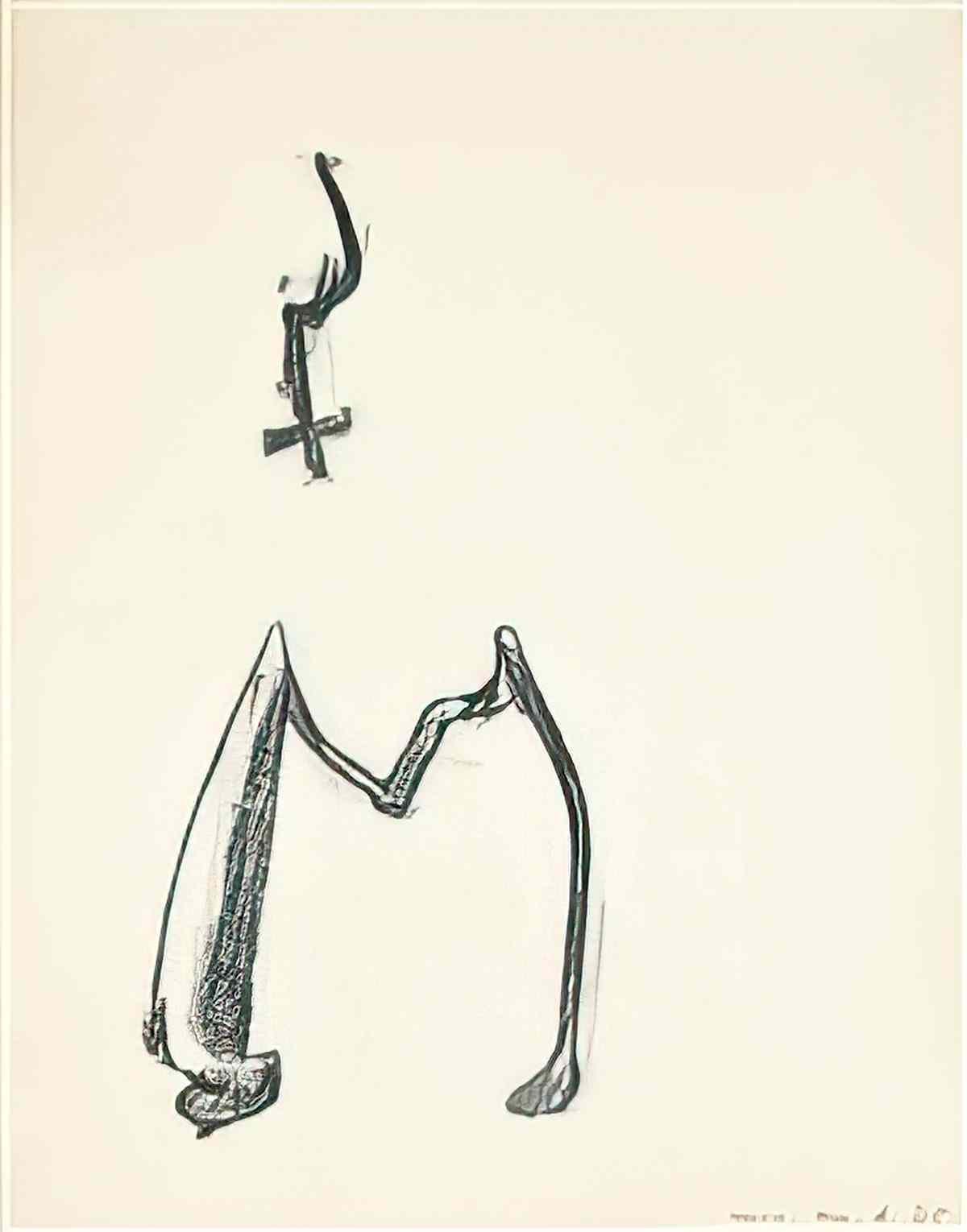 max ernst initiale m Art A4 Photo Print