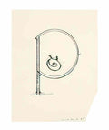 max ernst initiale p Art A4 Photo Print