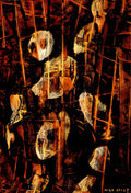 max ernst komposition in rot Art A4 Photo Print