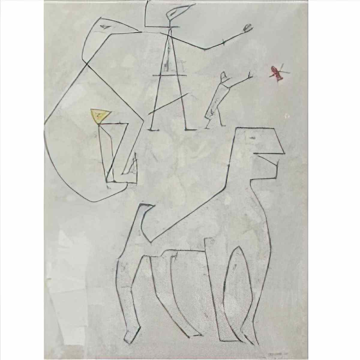 max ernst la chasse aux papillons en touraine Art A4 Photo Print