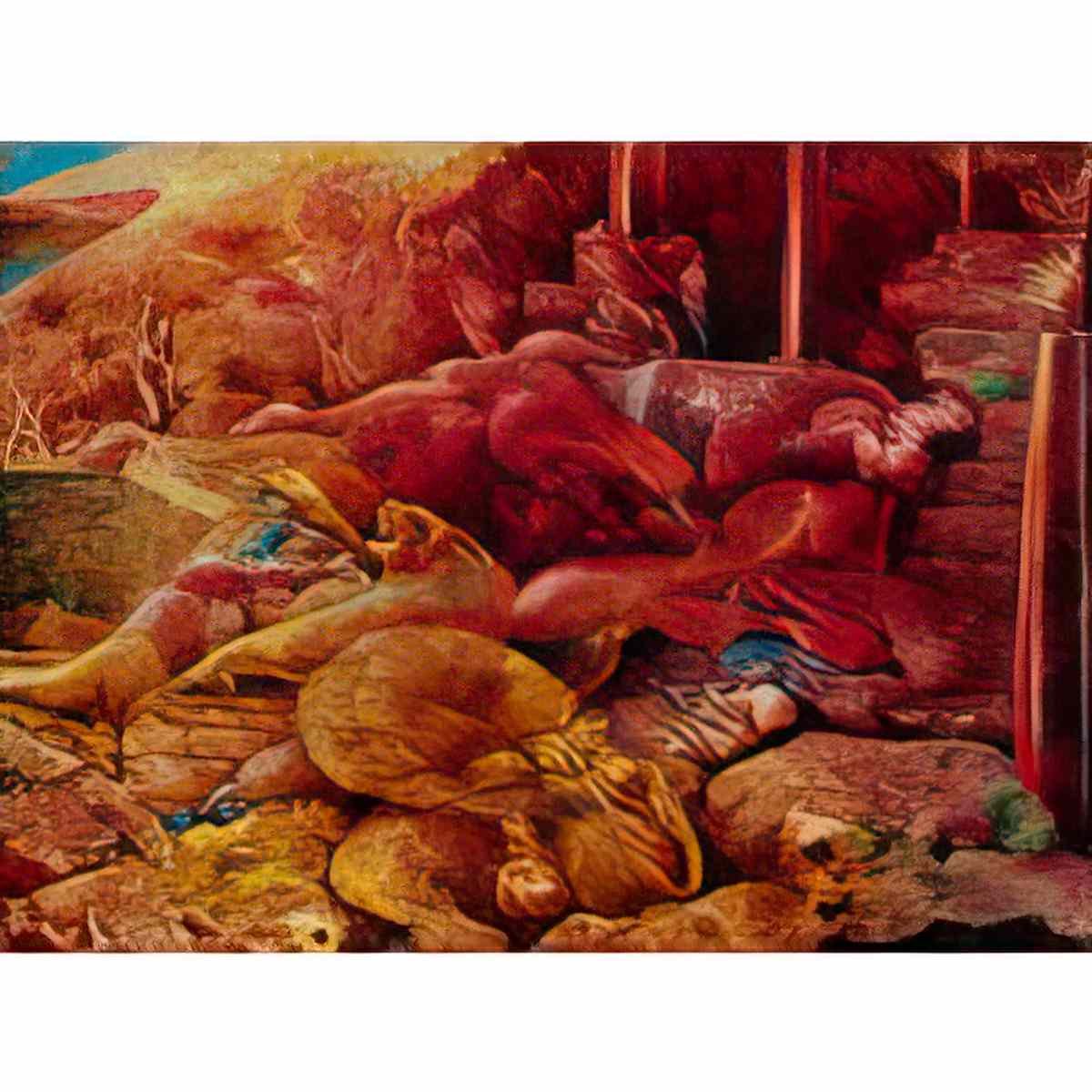 max ernst la comedie de la soif Art A4 Photo Print