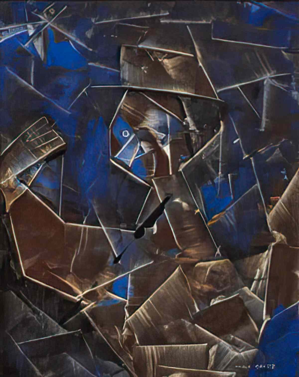 max ernst la facteur automne Art A4 Photo Print