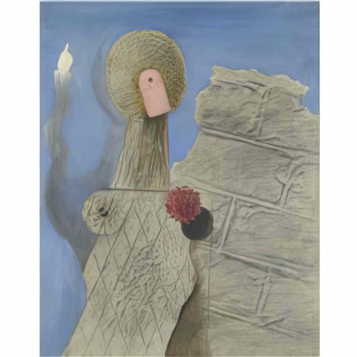 max ernst la fleur du desert or la rose du desert Art A4 Photo Print