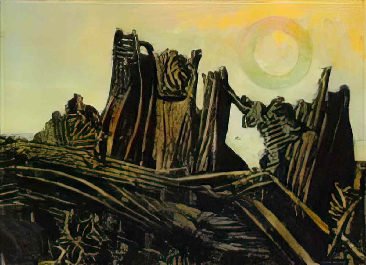 max ernst la forêt petrifiee Art A4 Photo Print