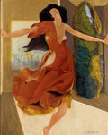 max ernst la fuite Art A4 Photo Print