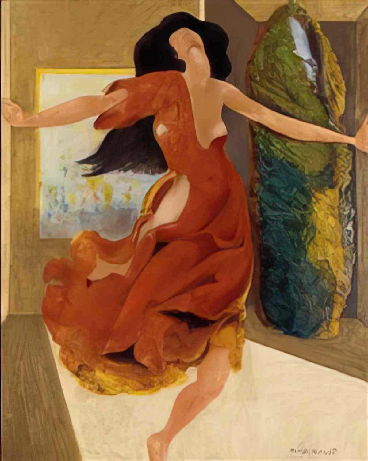 max ernst la fuite Art A4 Photo Print