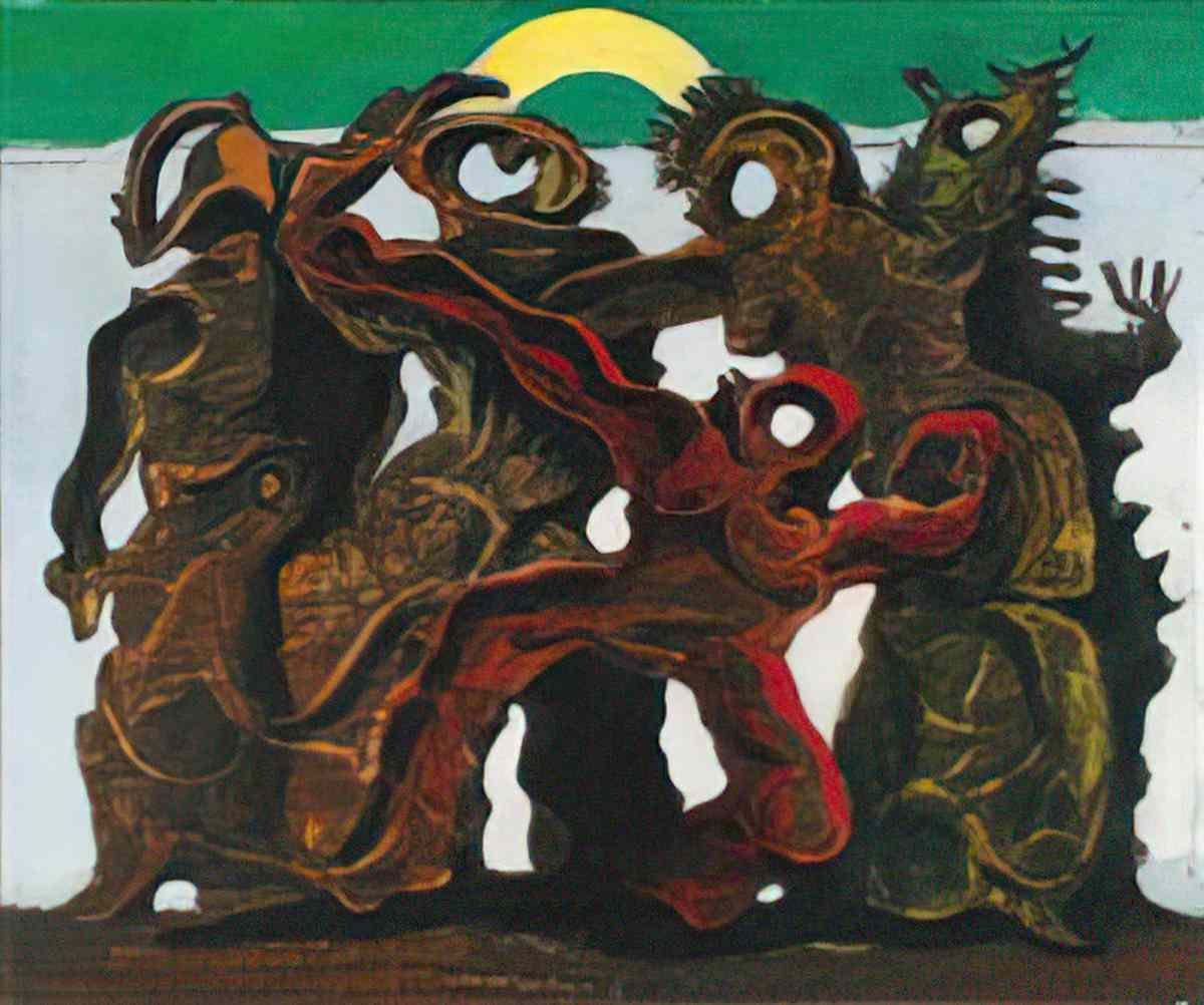 max ernst la horde Art A4 Photo Print