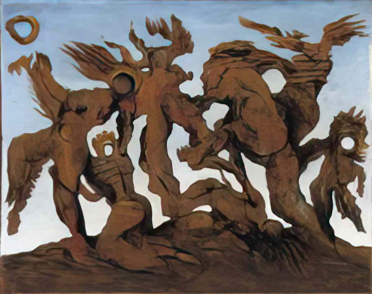 max ernst la horde1 Art A4 Photo Print