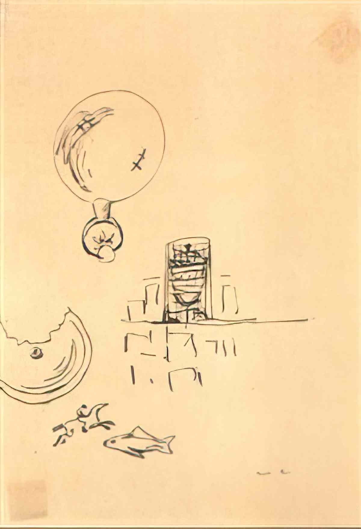 max ernst laerostat1 Art A4 Photo Print