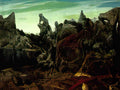 max ernst landscape with lake and chimeras Art A4 Photo Print