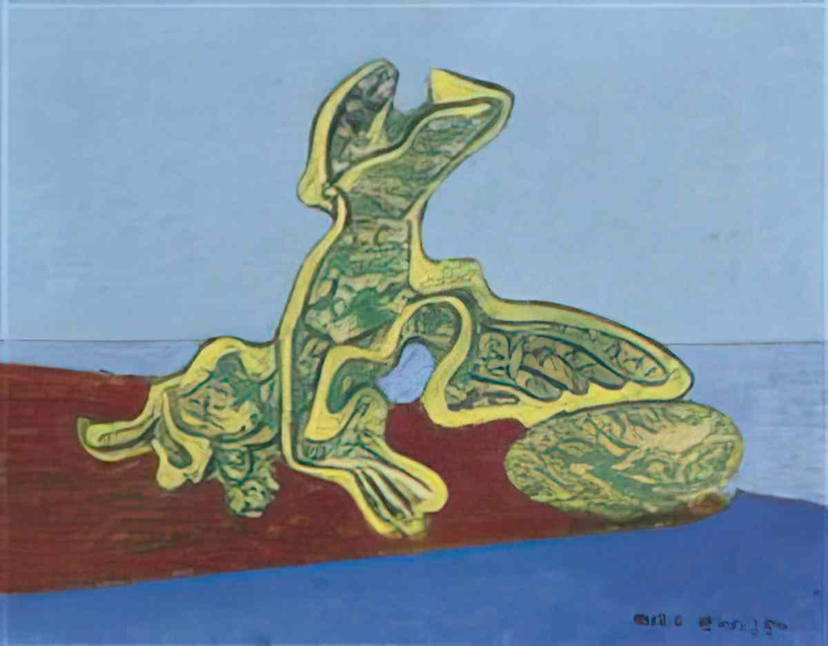 max ernst le chant de la grenouille1 Art A4 Photo Print