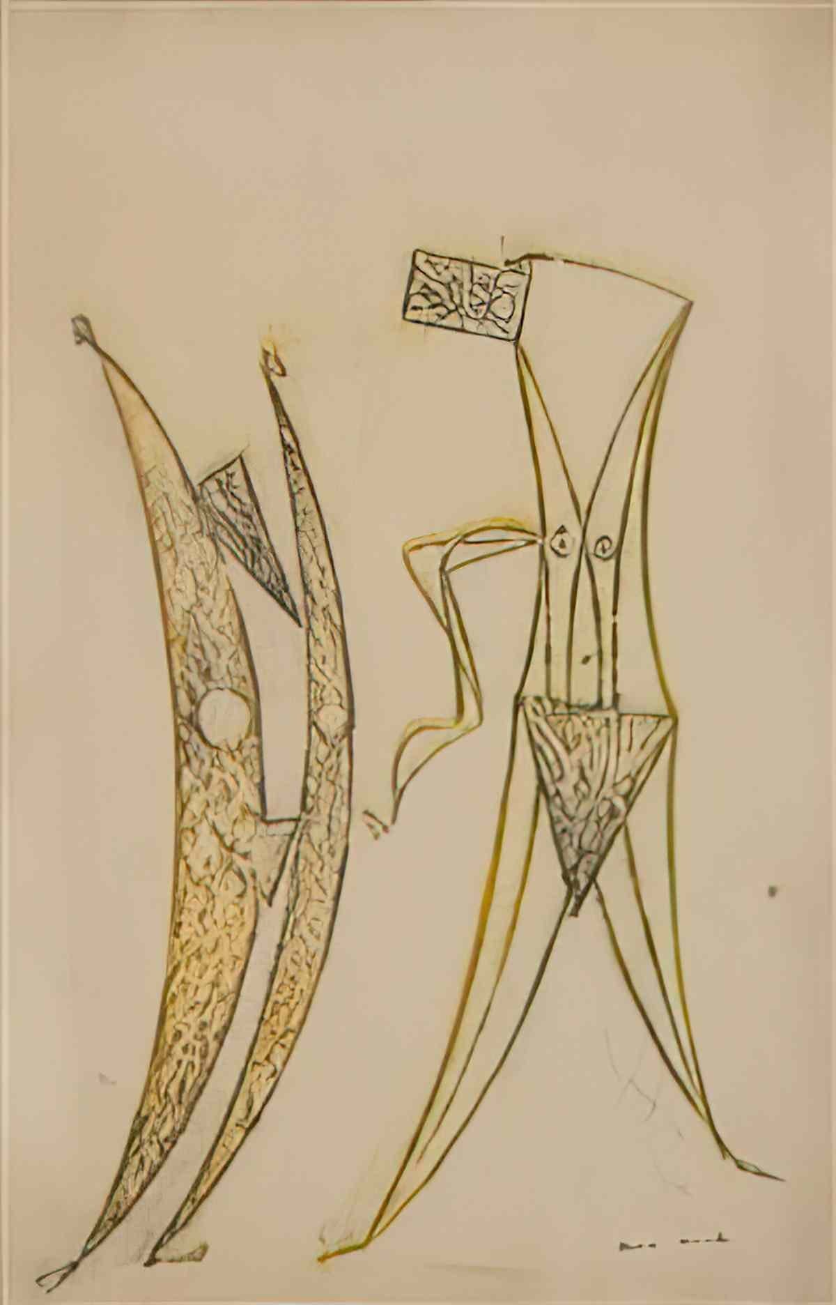 max ernst le couple dada Art A4 Photo Print