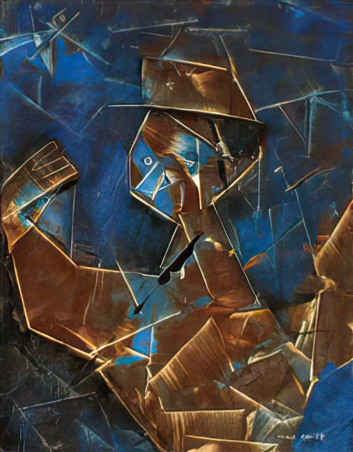 max ernst le facteur automne Art A4 Photo Print