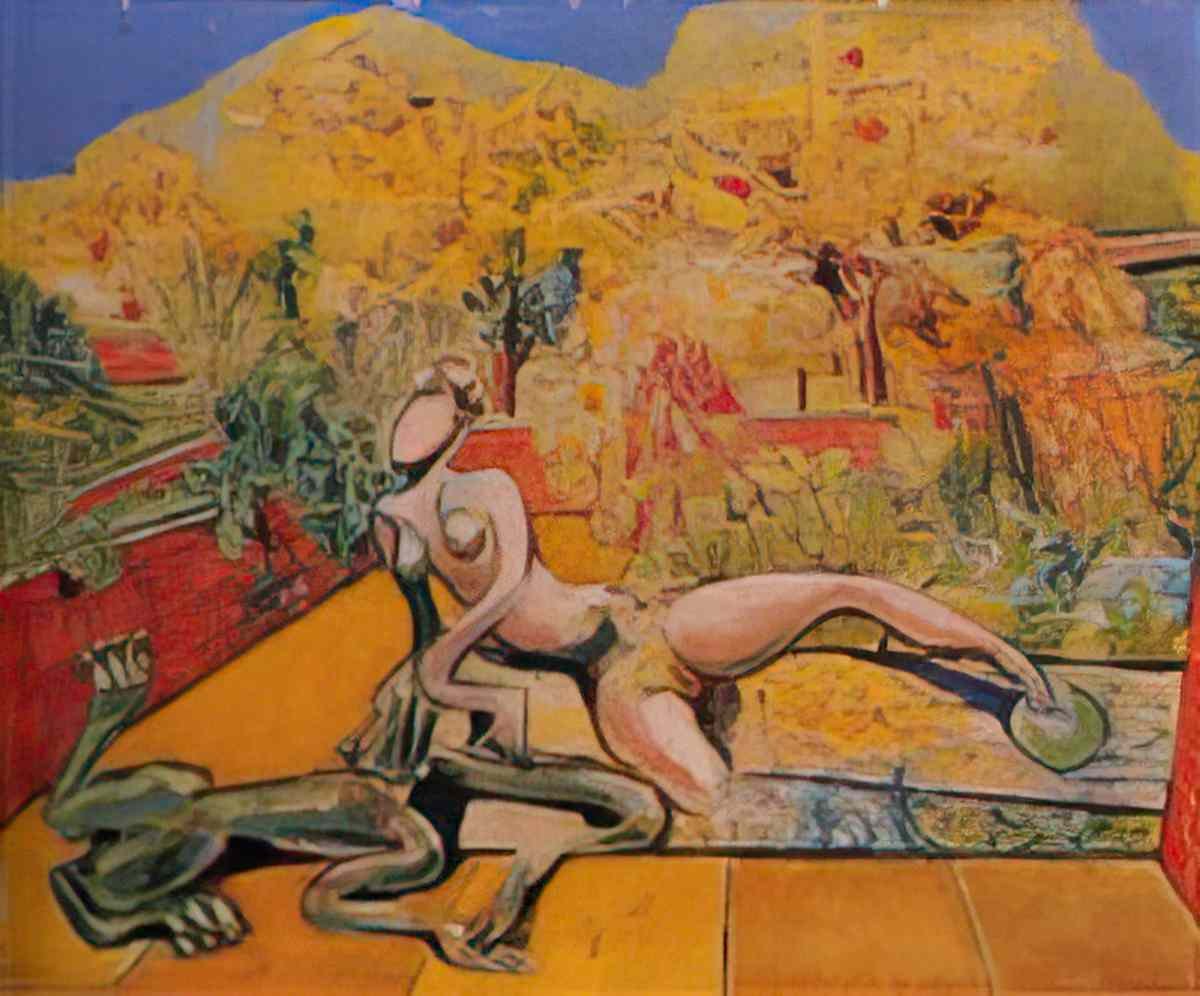 max ernst le jardin des hesperides Art A4 Photo Print